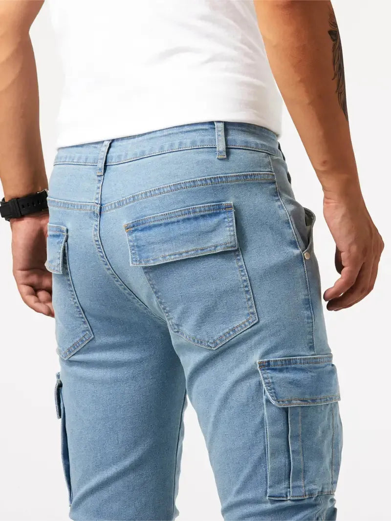 Samuel | Stretch Cargo Jeans