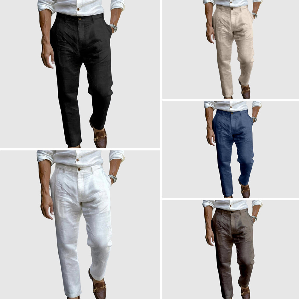 Saint-Tropez Stylish Linen Trousers