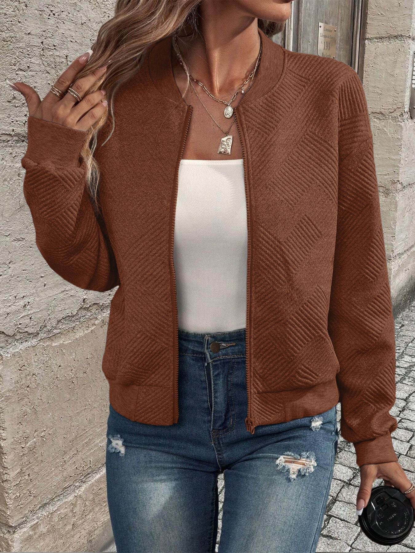 LIVIA | Spring Jacket with Zipper
