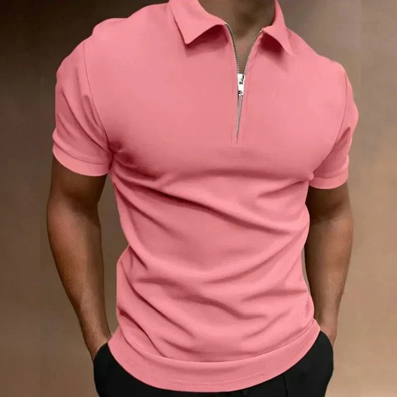 Kyle | Classic Zip Polo Shirt