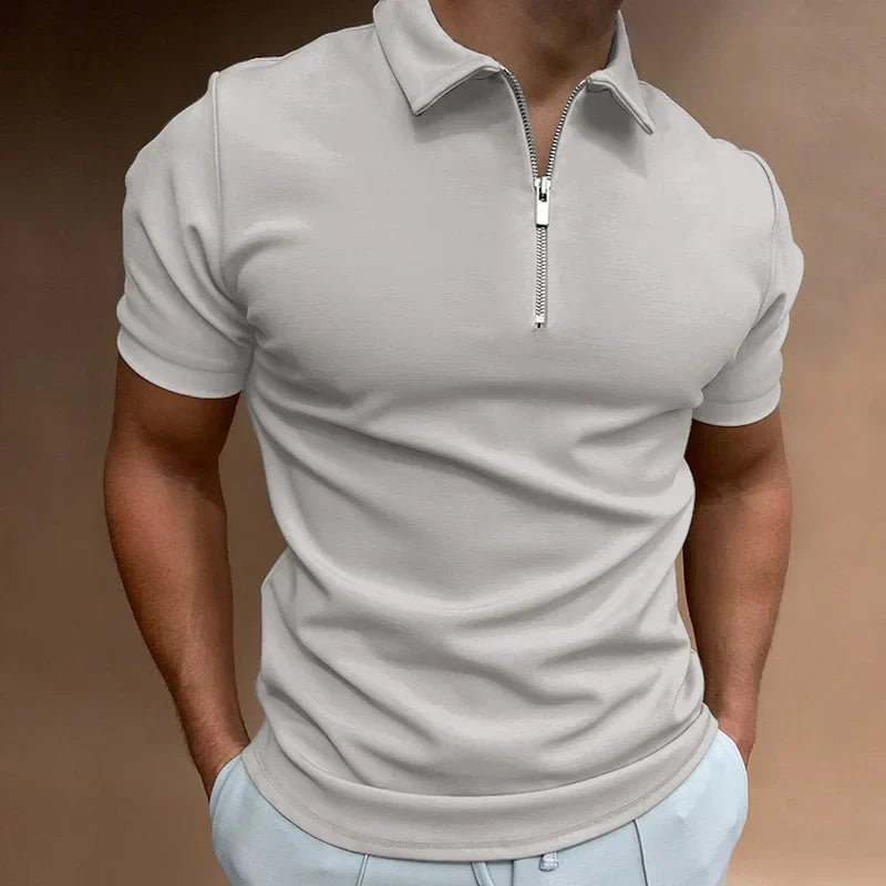 Kyle | Classic Zip Polo Shirt