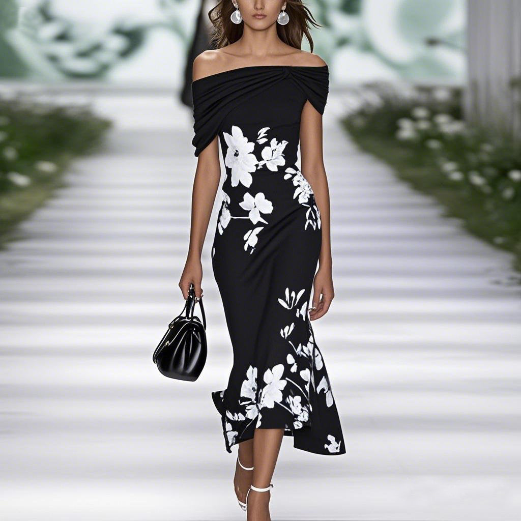 Asane™ | Elegant & Comfortable Floral Dress