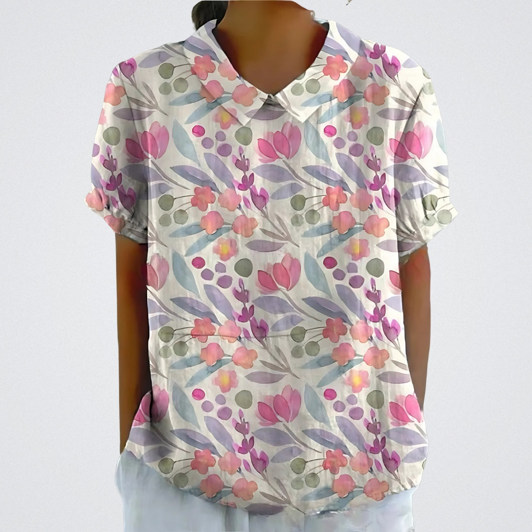 LINA | Floral Blouse