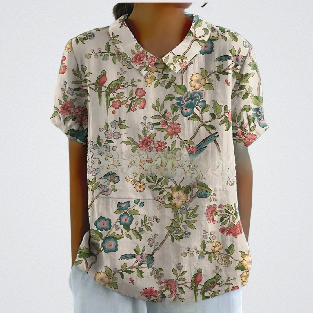 LINA | Floral Blouse