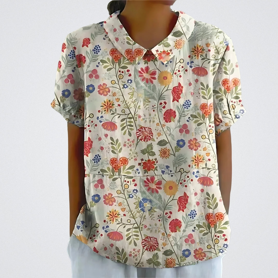 LINA | Floral Blouse