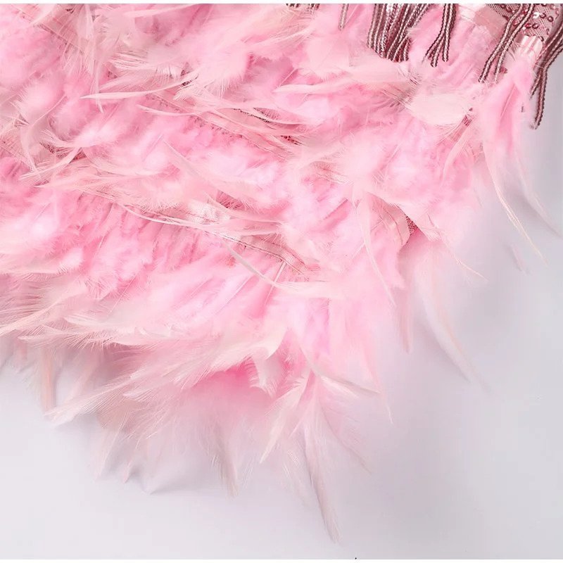 Brielle – Feather Mini Dress
