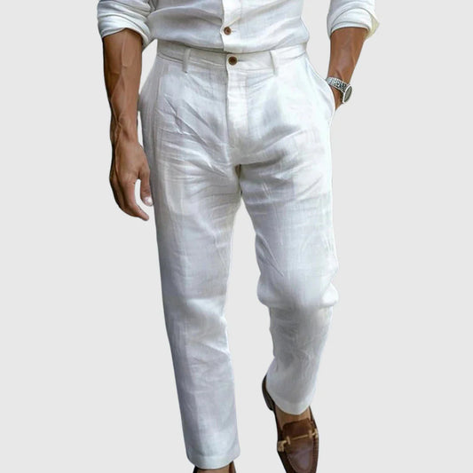 Saint-Tropez Stylish Linen Trousers