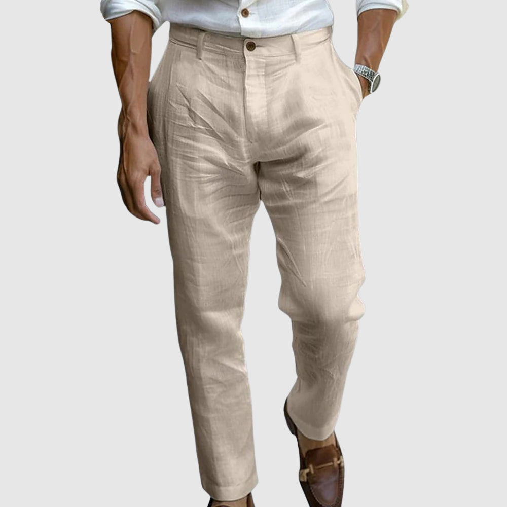 Saint-Tropez Stylish Linen Trousers