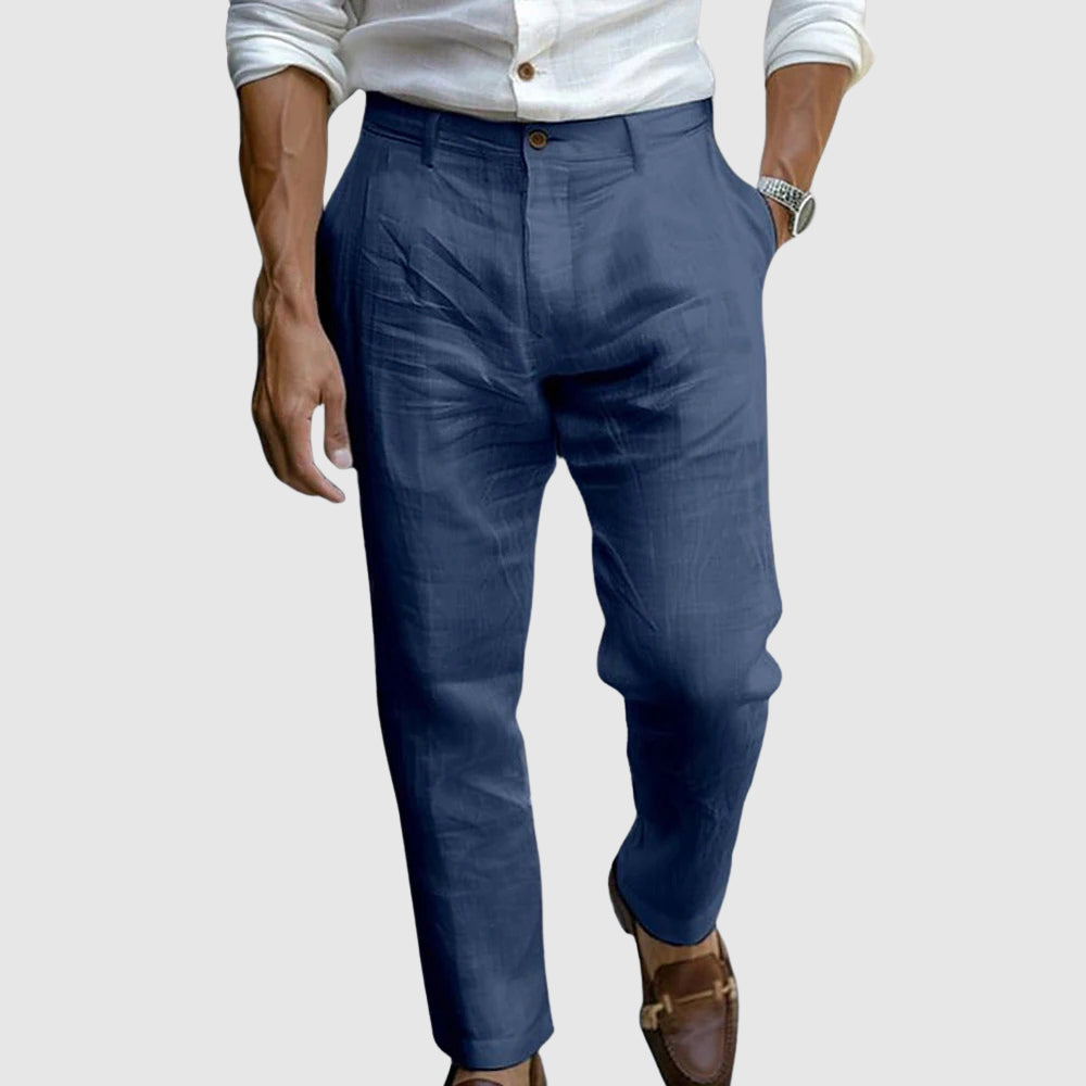 Saint-Tropez Stylish Linen Trousers