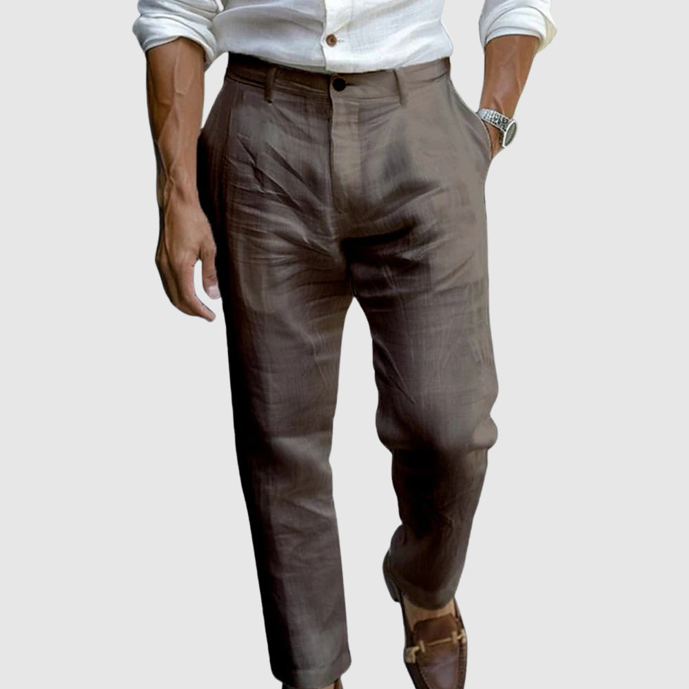 Saint-Tropez Stylish Linen Trousers