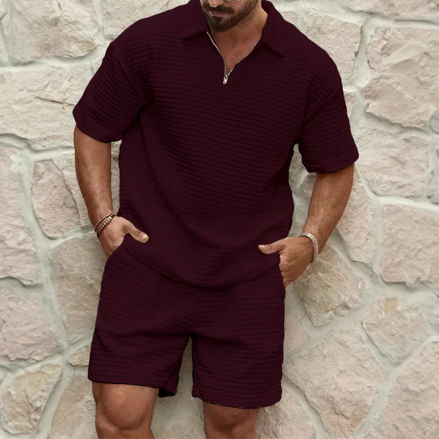 Albert - Waffle Knit Loungewear Set