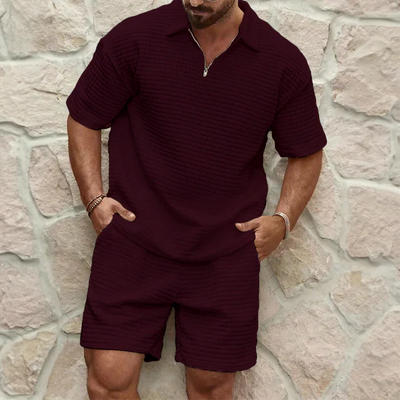 Albert - Waffle Knit Loungewear Set