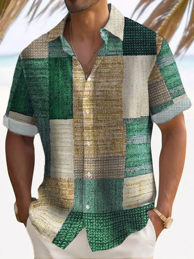 Aaron | Lightweight Patchwork Shirt
