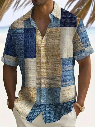 Aaron | Lightweight Patchwork Shirt