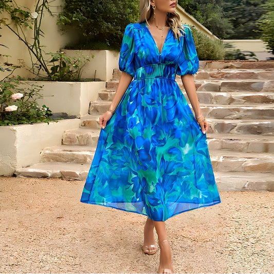 Liselotte – Floral Print Maxidress