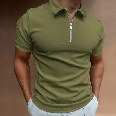 Kyle | Classic Zip Polo Shirt