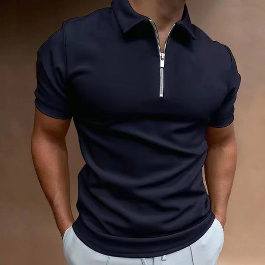 Kyle | Classic Zip Polo Shirt
