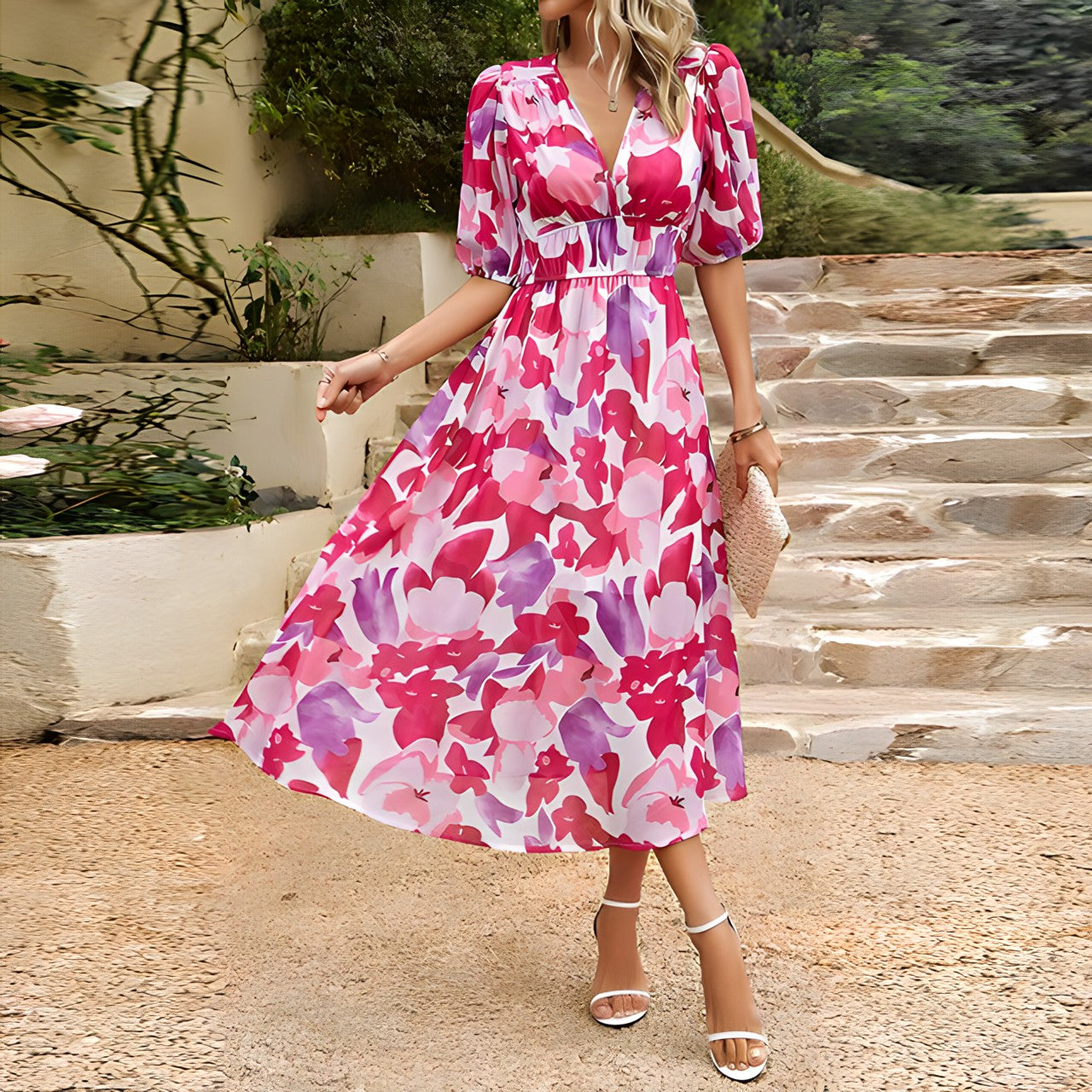 Liselotte – Floral Print Maxidress