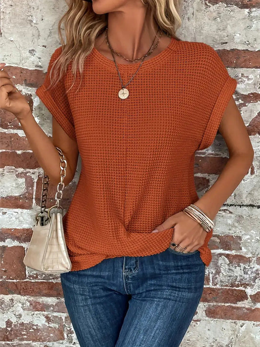 Ellis | Elegant Round Neck Blouse